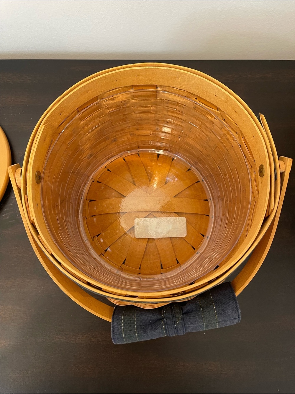 Longaberger 2001 Collector’s Club Sewing Circle Basket Complete Set - Picture 8 of 12